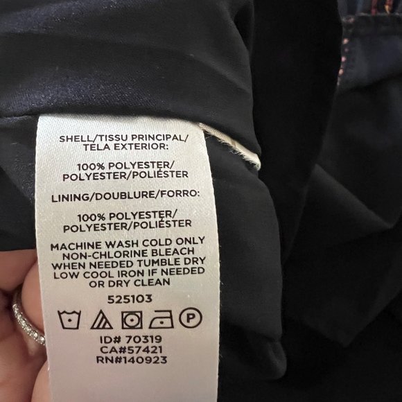 Ann Taylor Loft Paisley "mini"  Shift Dress Size Small - Picture 7 of 7